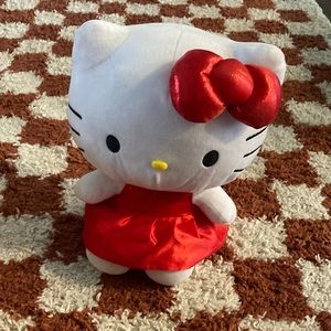14”in hello kitty wearing red dress from 2019